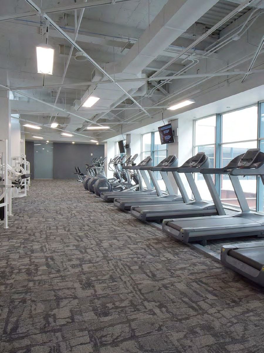 10,000 SF fitness center