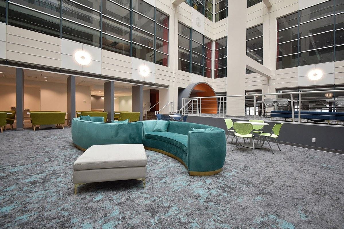 Tenant lounge at Post Office Plaza