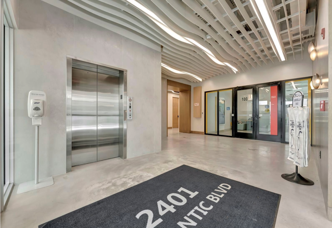 Renovated lobby