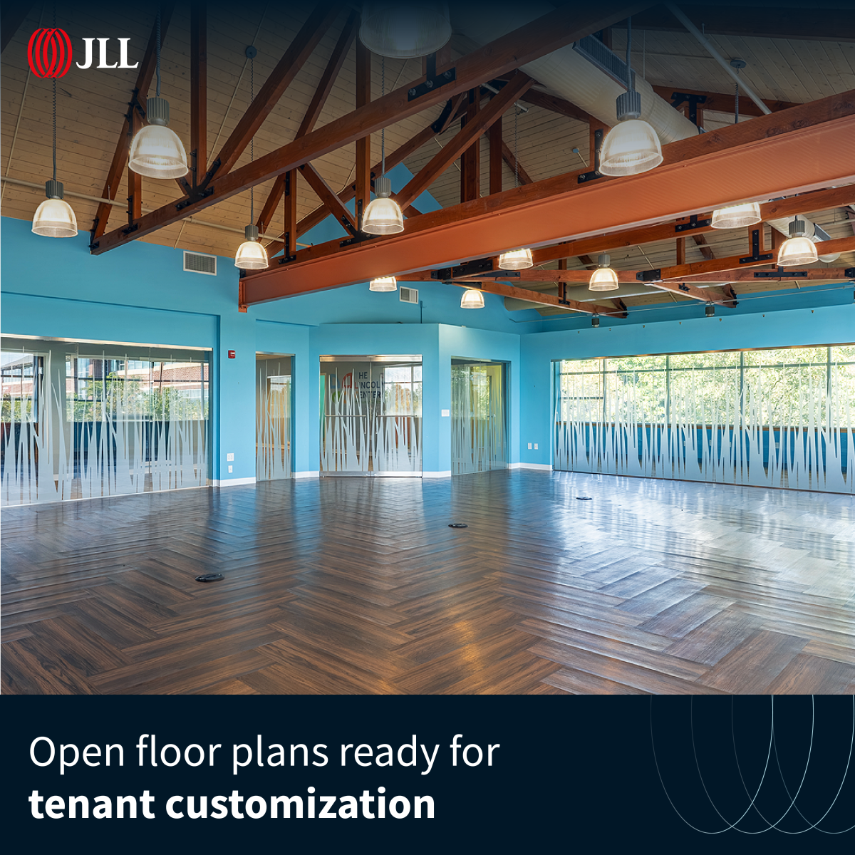 Open office space interior