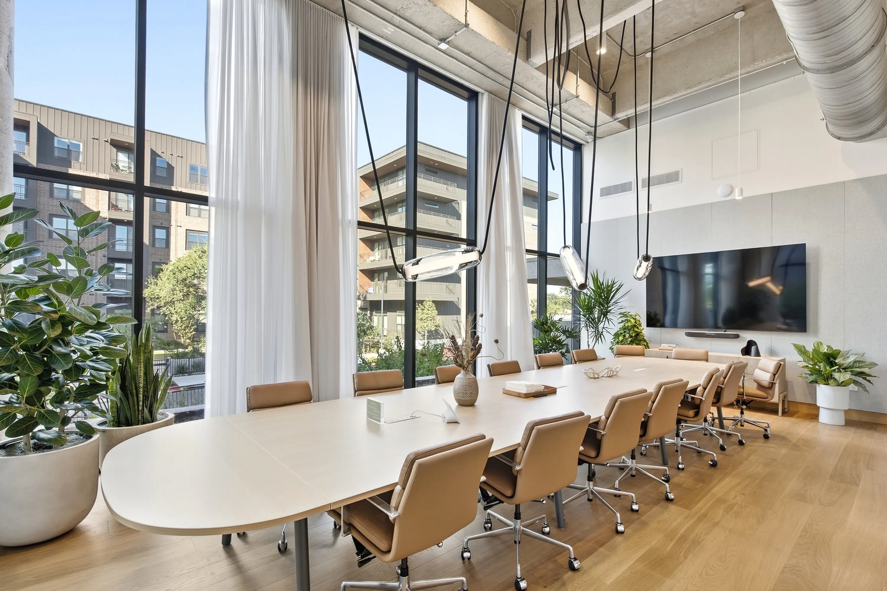 7600 Burnet renovated lobby