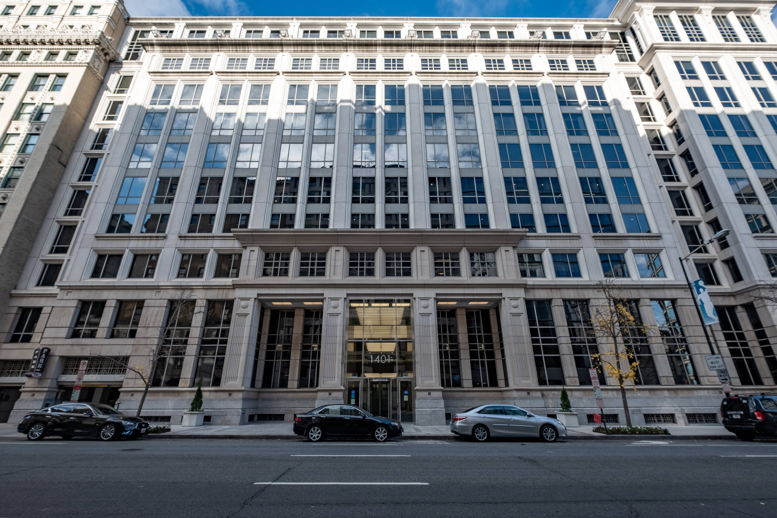 Exterior view of 1401 H Street NW, Washington, DC