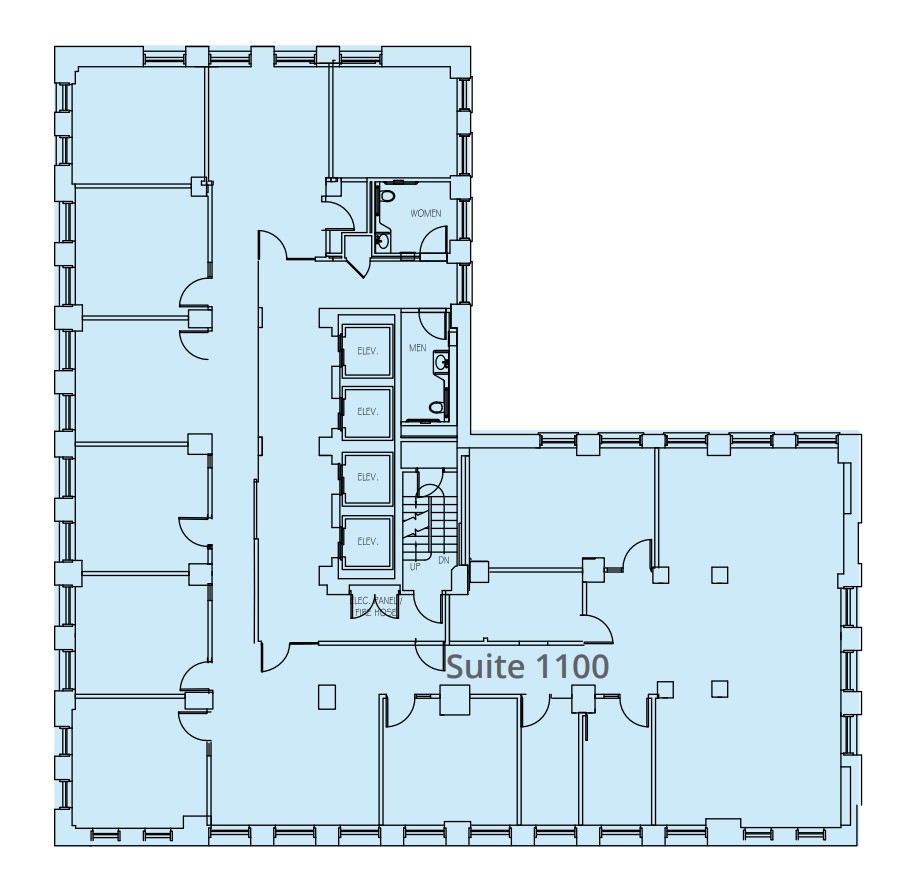 Office space for 11th Floor Suite 1100