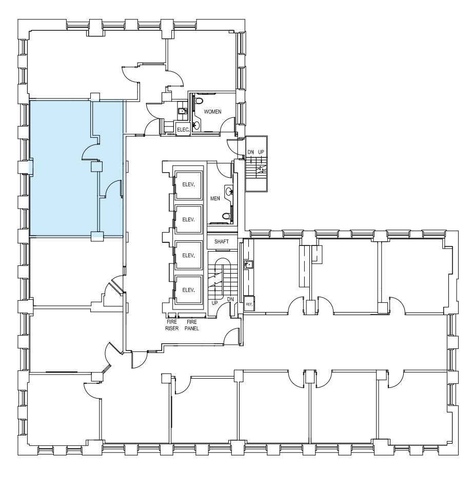 12th Floor Suite 1200 office interior