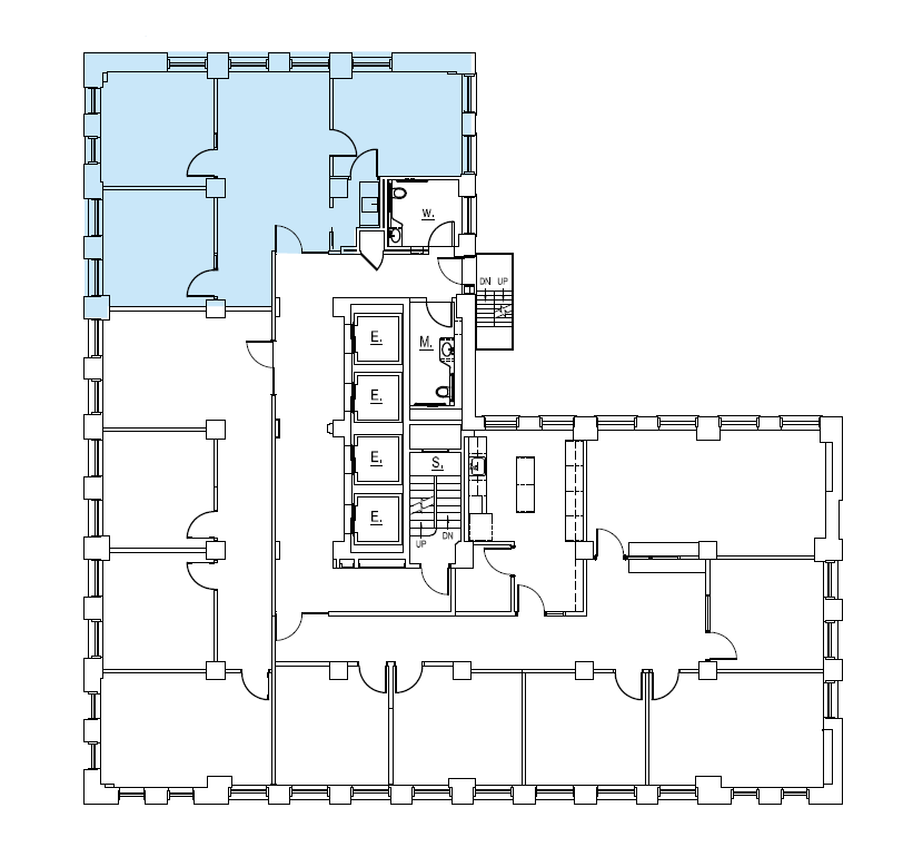 12th Floor Suite 1200 office interior