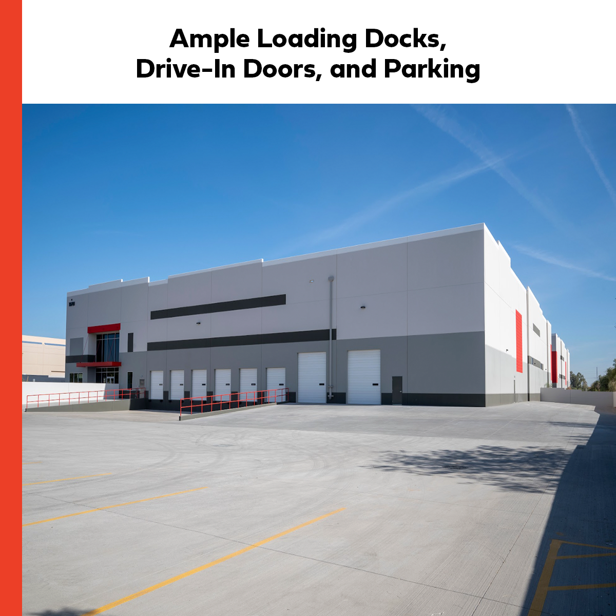 Loading area at Building 2 at Echo Park P132