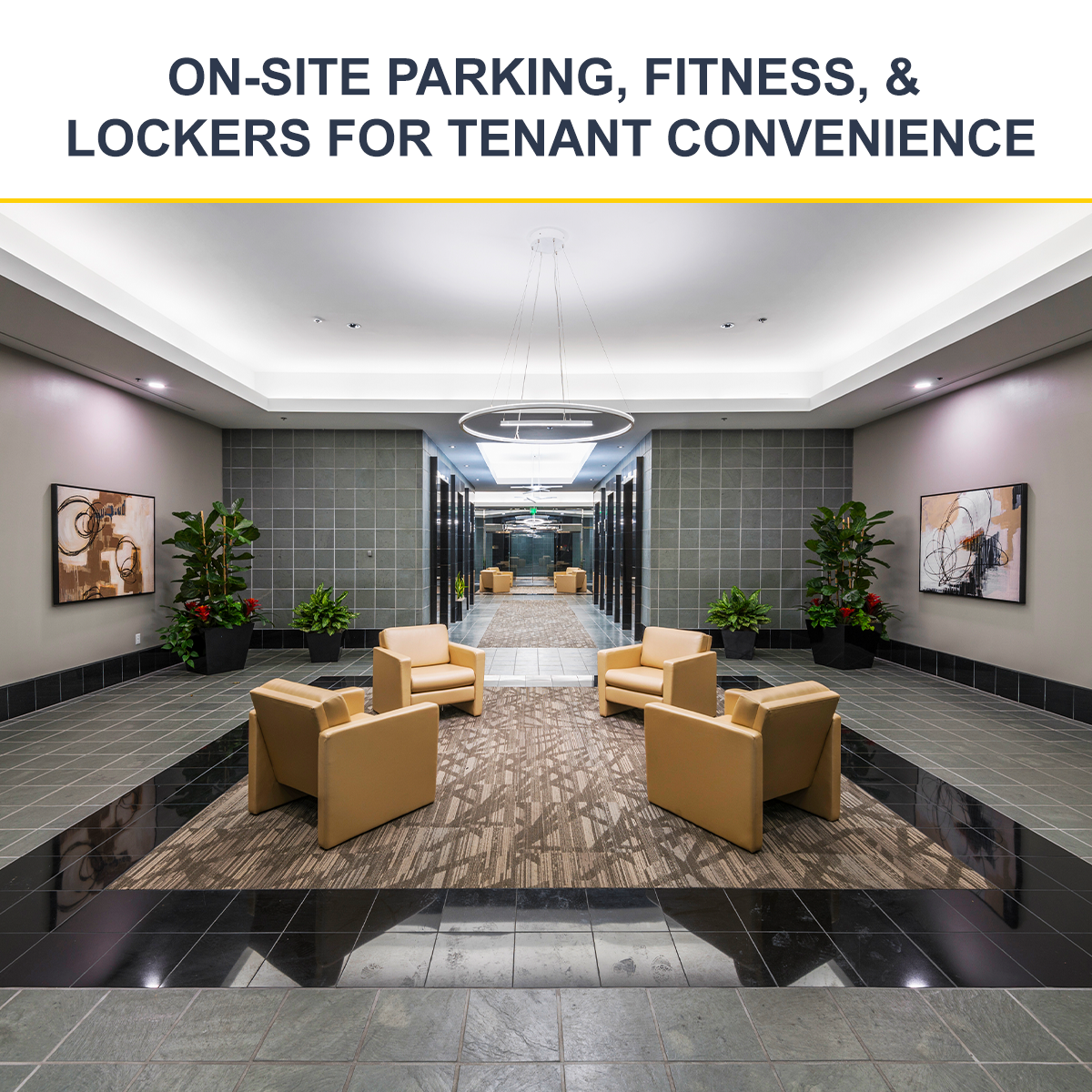 Fitness center at One Capital Center