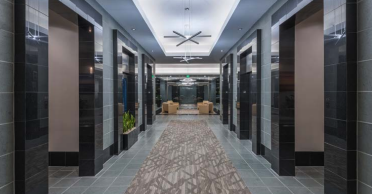 Lobby and common area at One Capital Center