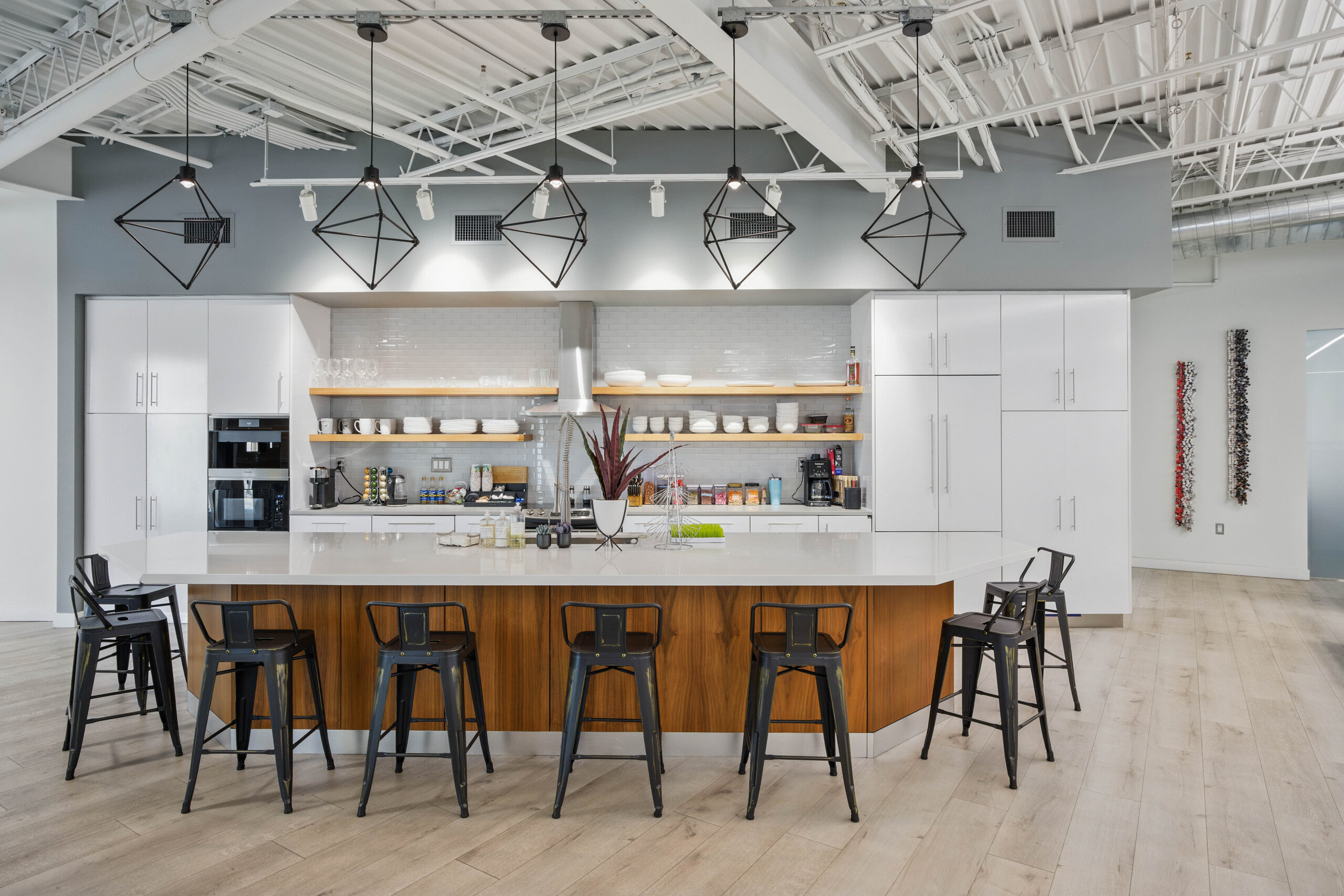 Conference room with downtown view