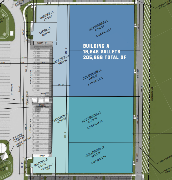 Jupiter Cold &mdash; 1st Floor 91,711&ndash;206,940 SF