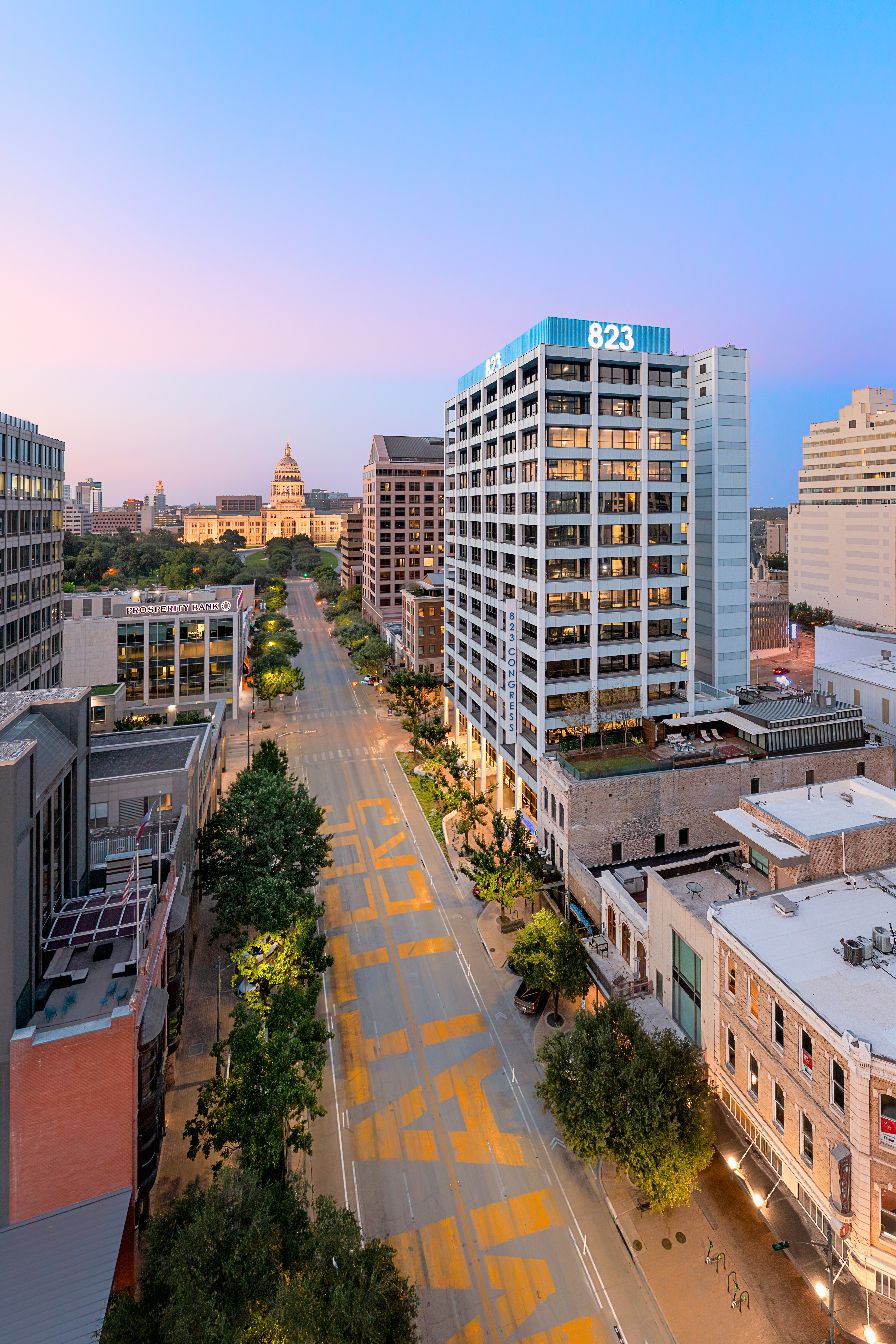 Downtown Austin near 823 Congress