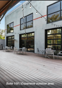 Outdoor patio area at 210 Gothic Ct