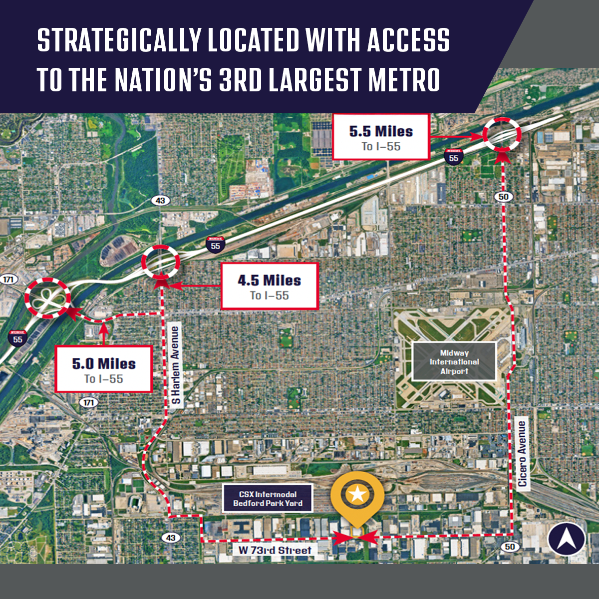 Office and amenities at 5858 W 73rd St, Bedford Park