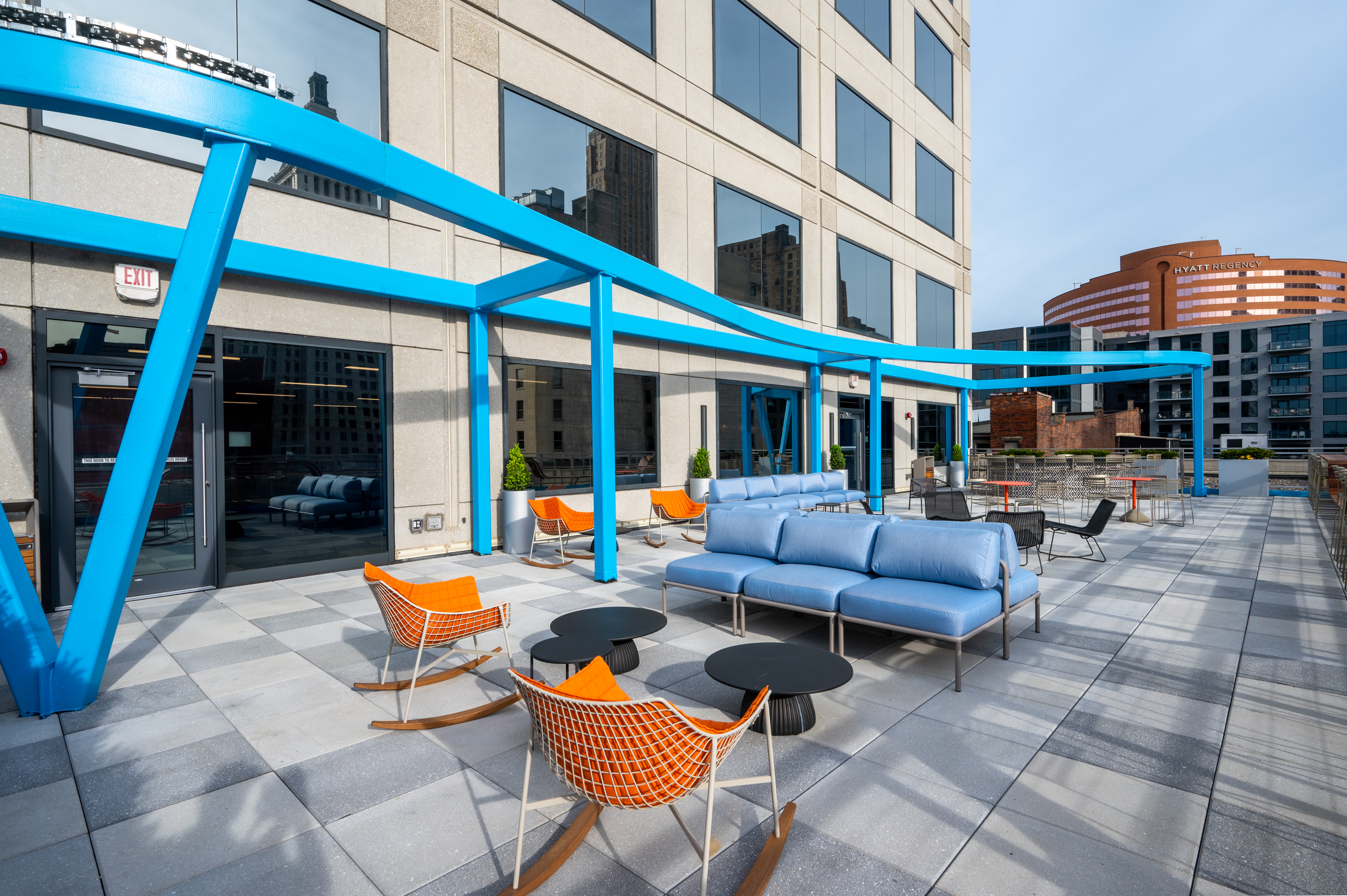 Tenant lounge at 312 Elm