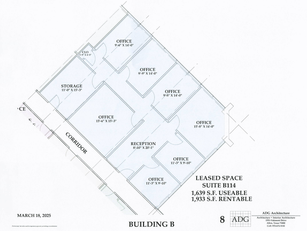 1st Floor, Ste B114 interior