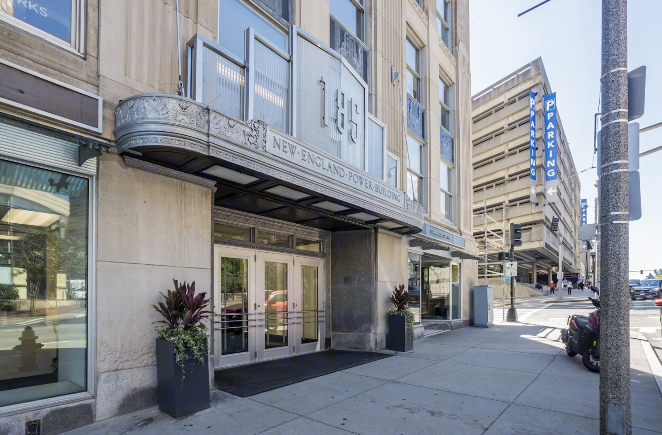 Exterior of 185 Dartmouth Street in Boston's Back Bay