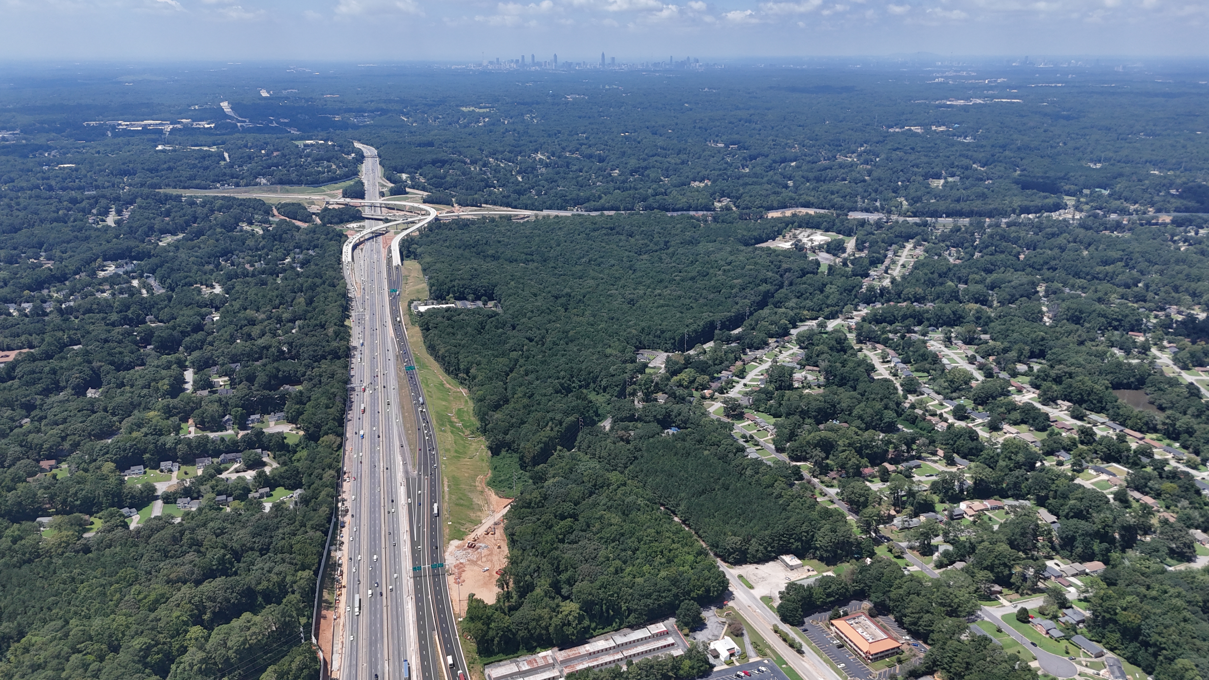 Snapfinger land aerial view