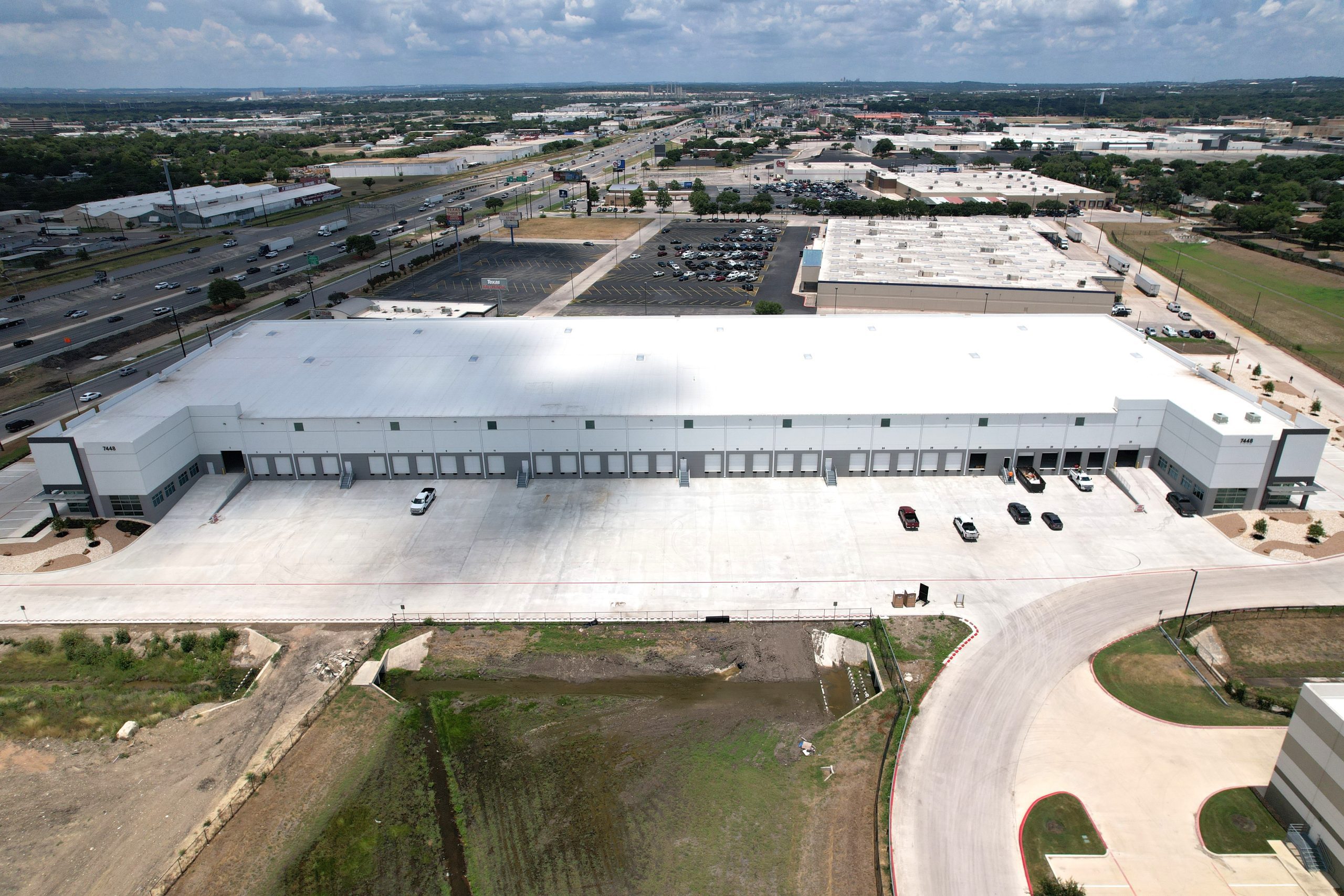 Aerial view of Eisenhauer Point Business Park