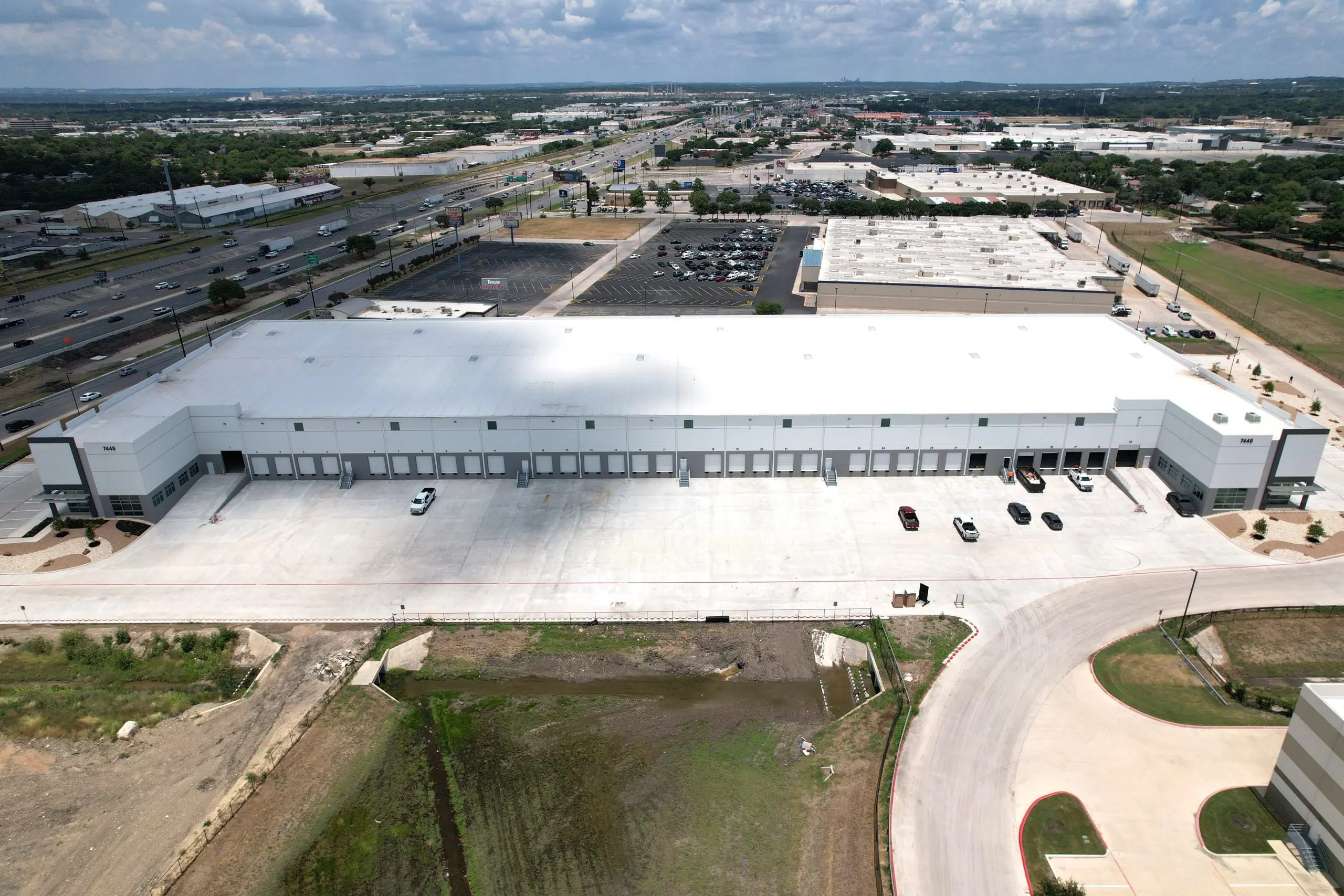 Aerial view of Eisenhauer Point Business Park