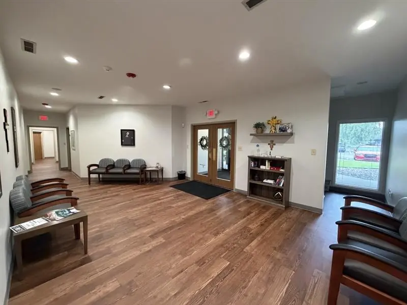 Patient reception area