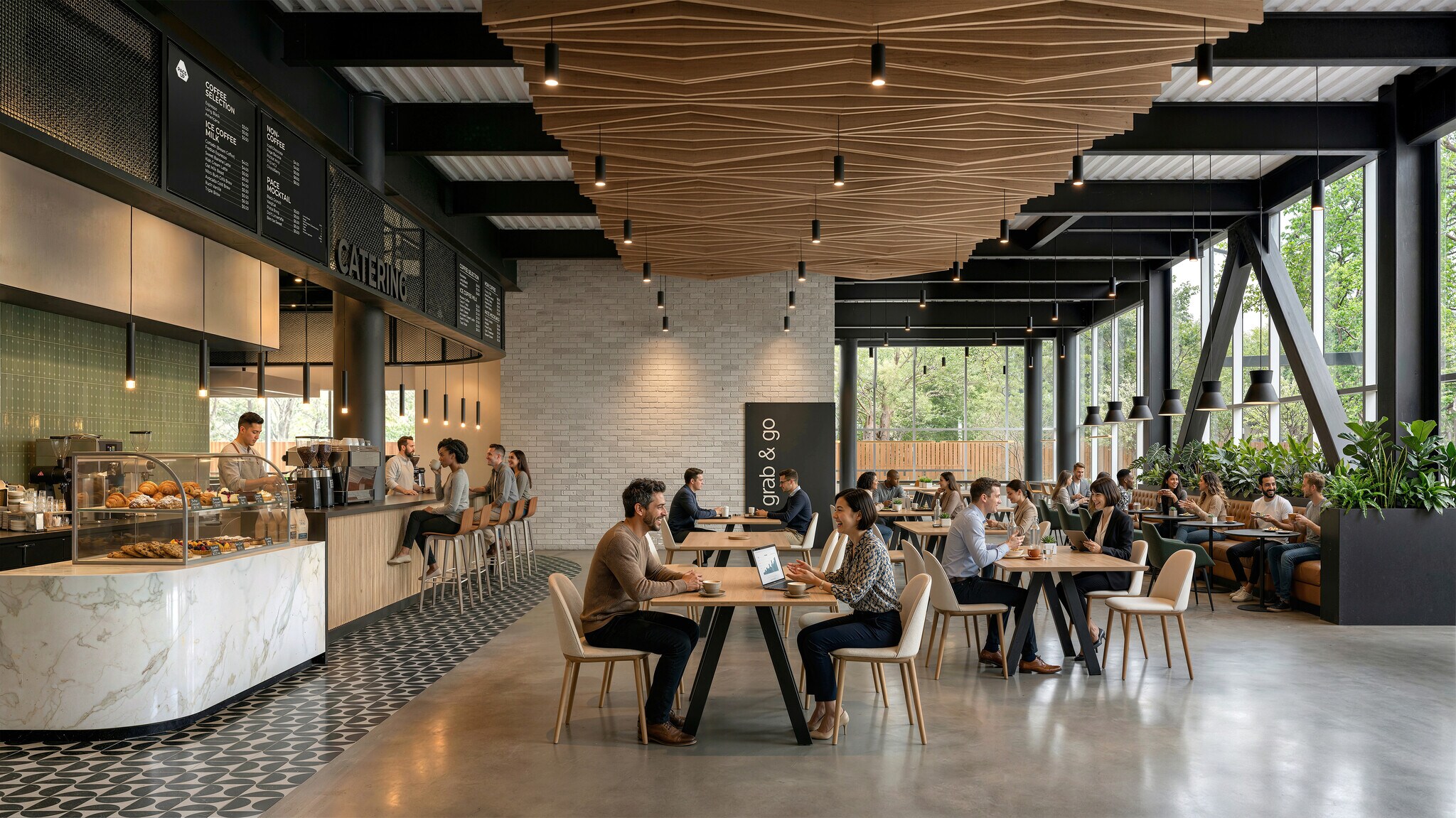 Stadium Yards dining hall