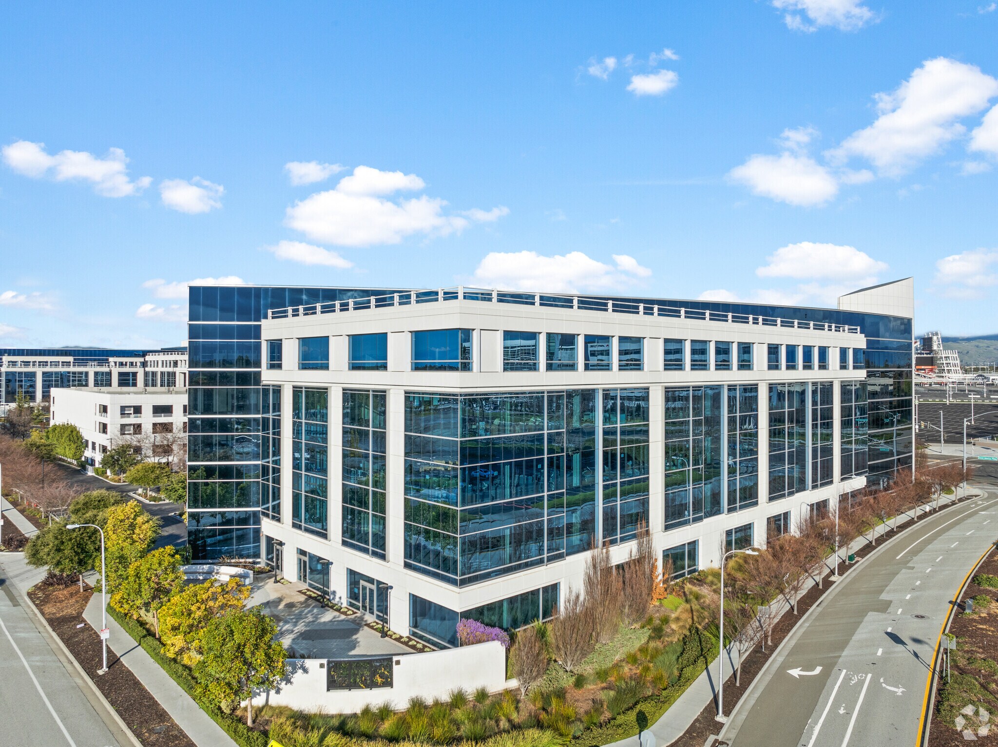 Stadium Yards office building aerial