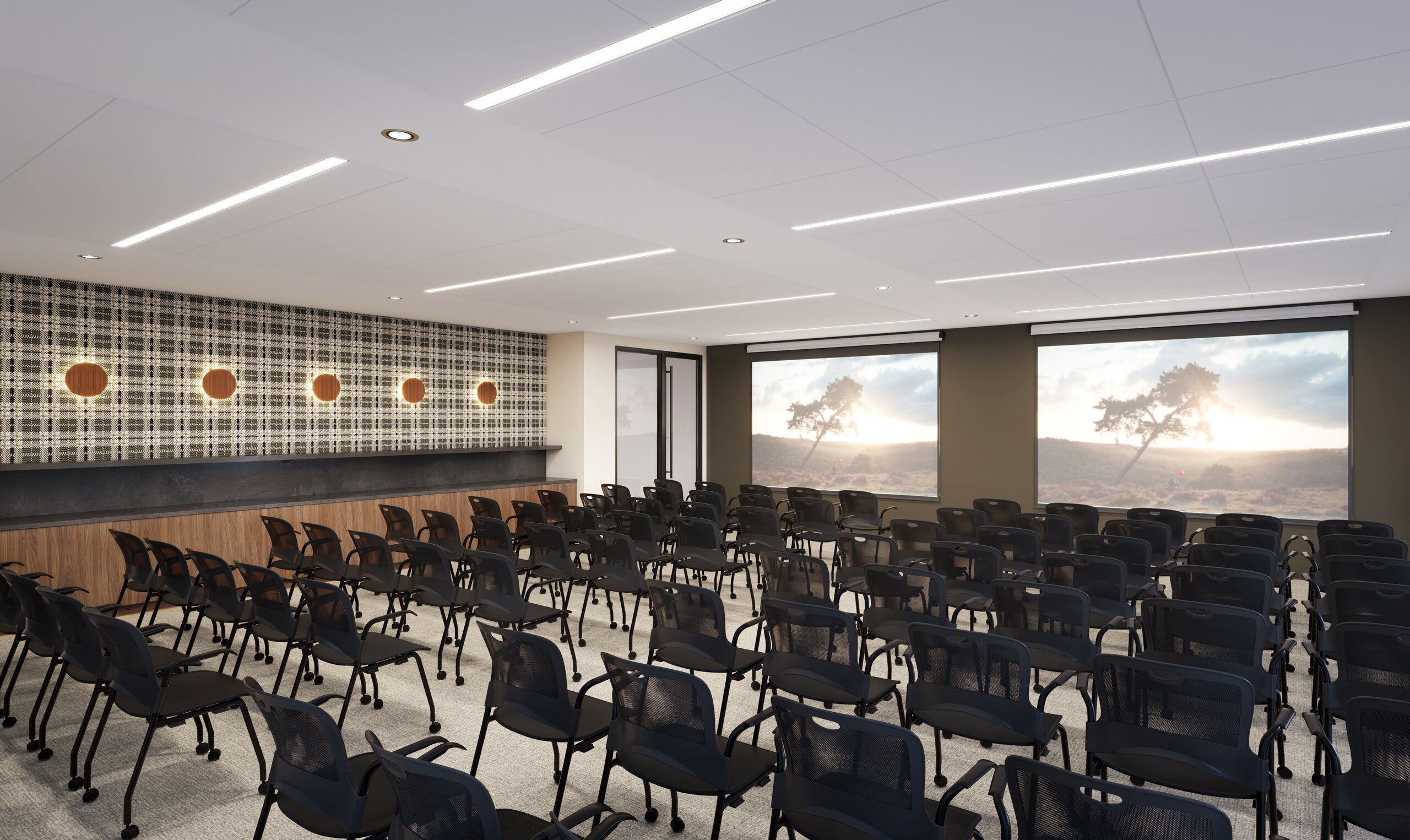 Rendering of the conference center