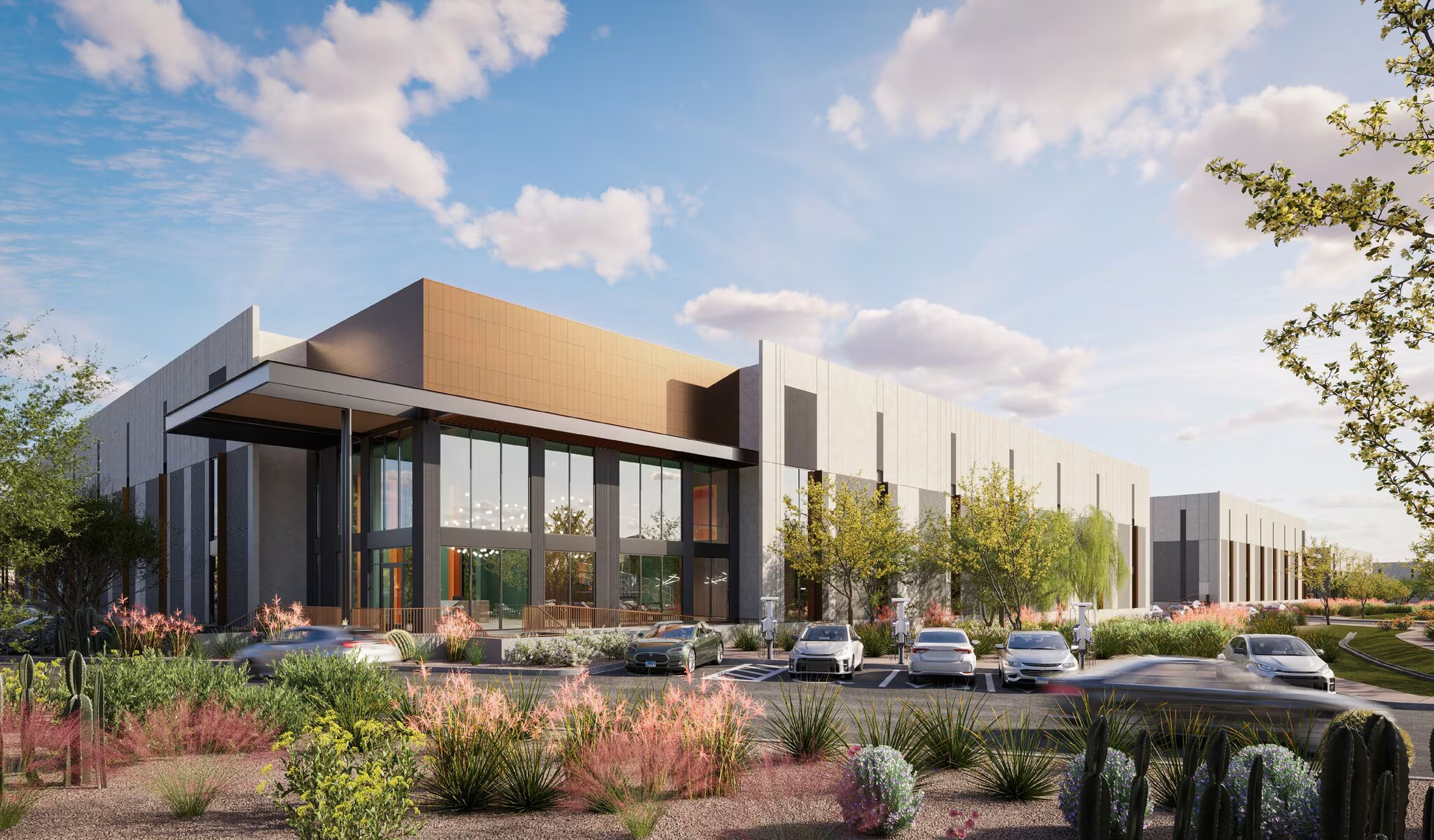 The Loop modern industrial building exterior