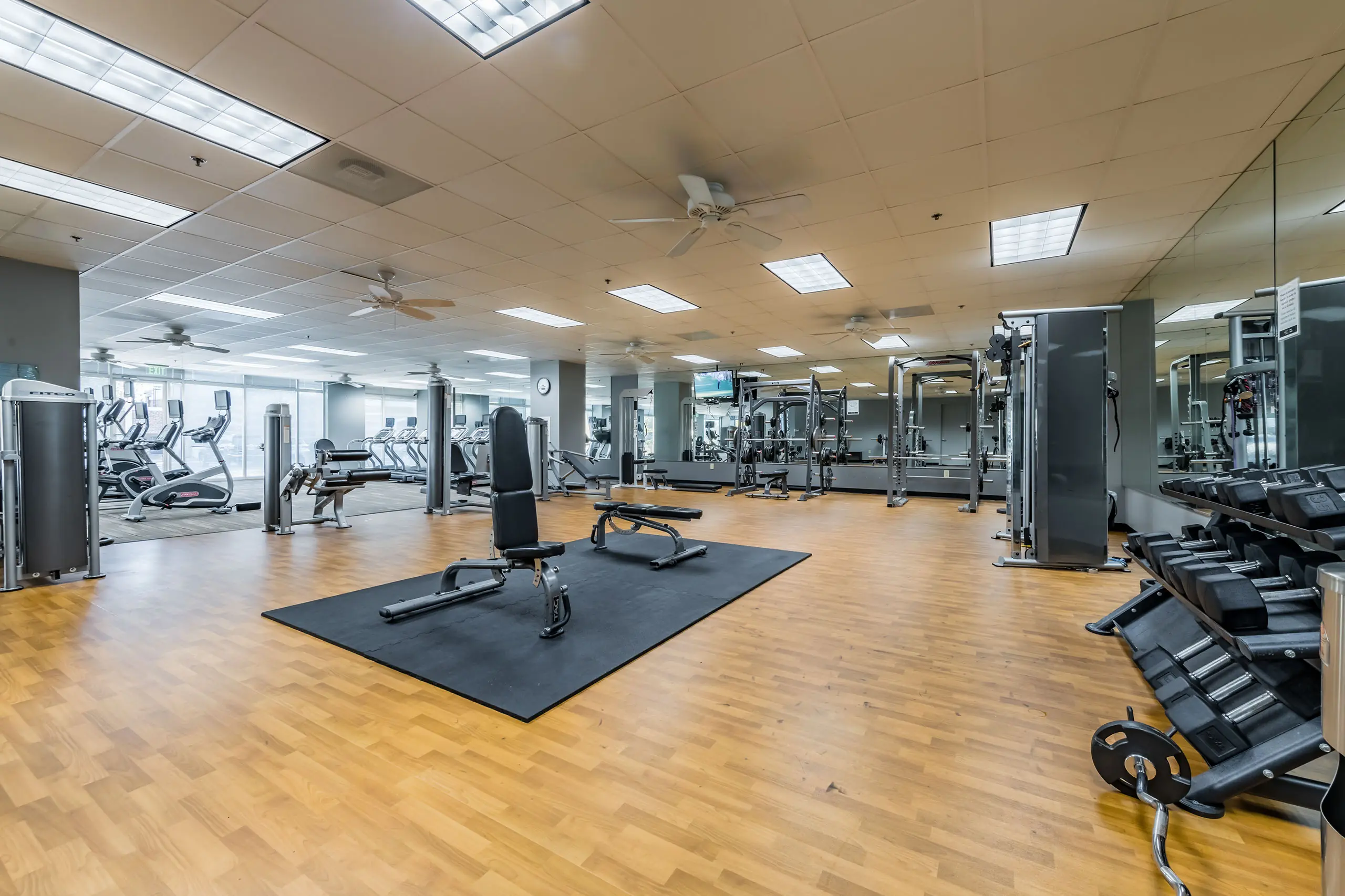Fitness facilities at Northwinds Office Park