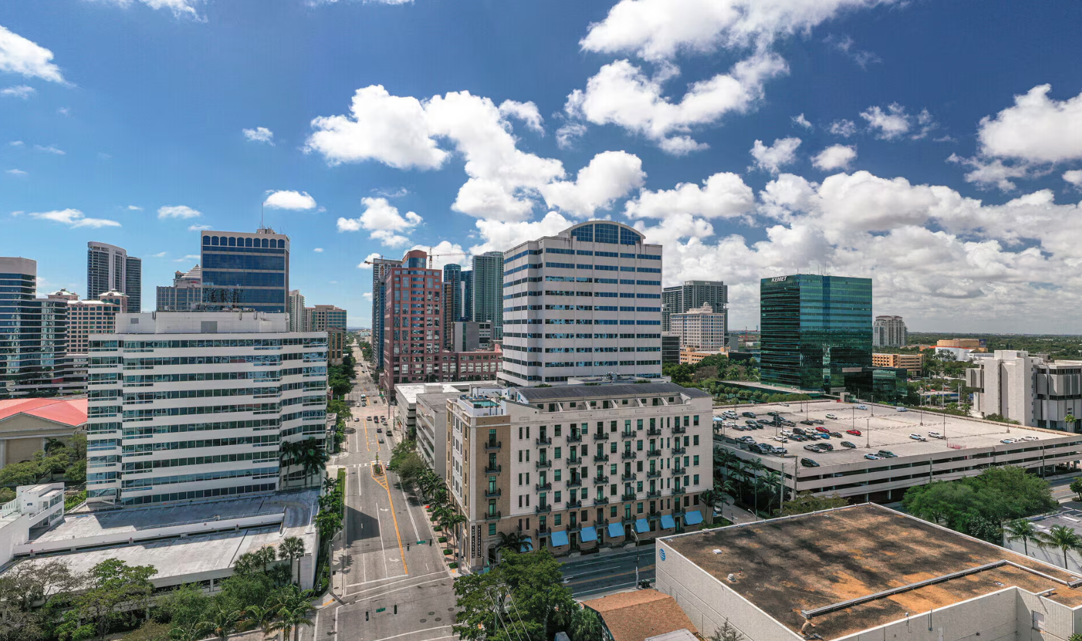 Tower 101 aerial view