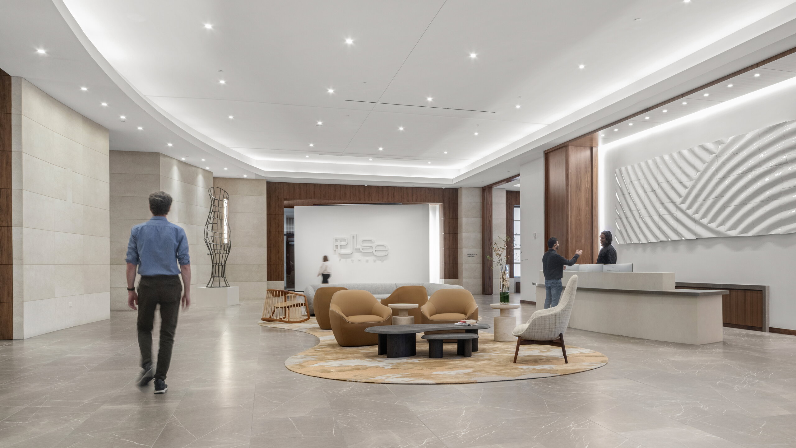 Modern lobby area at Northpark