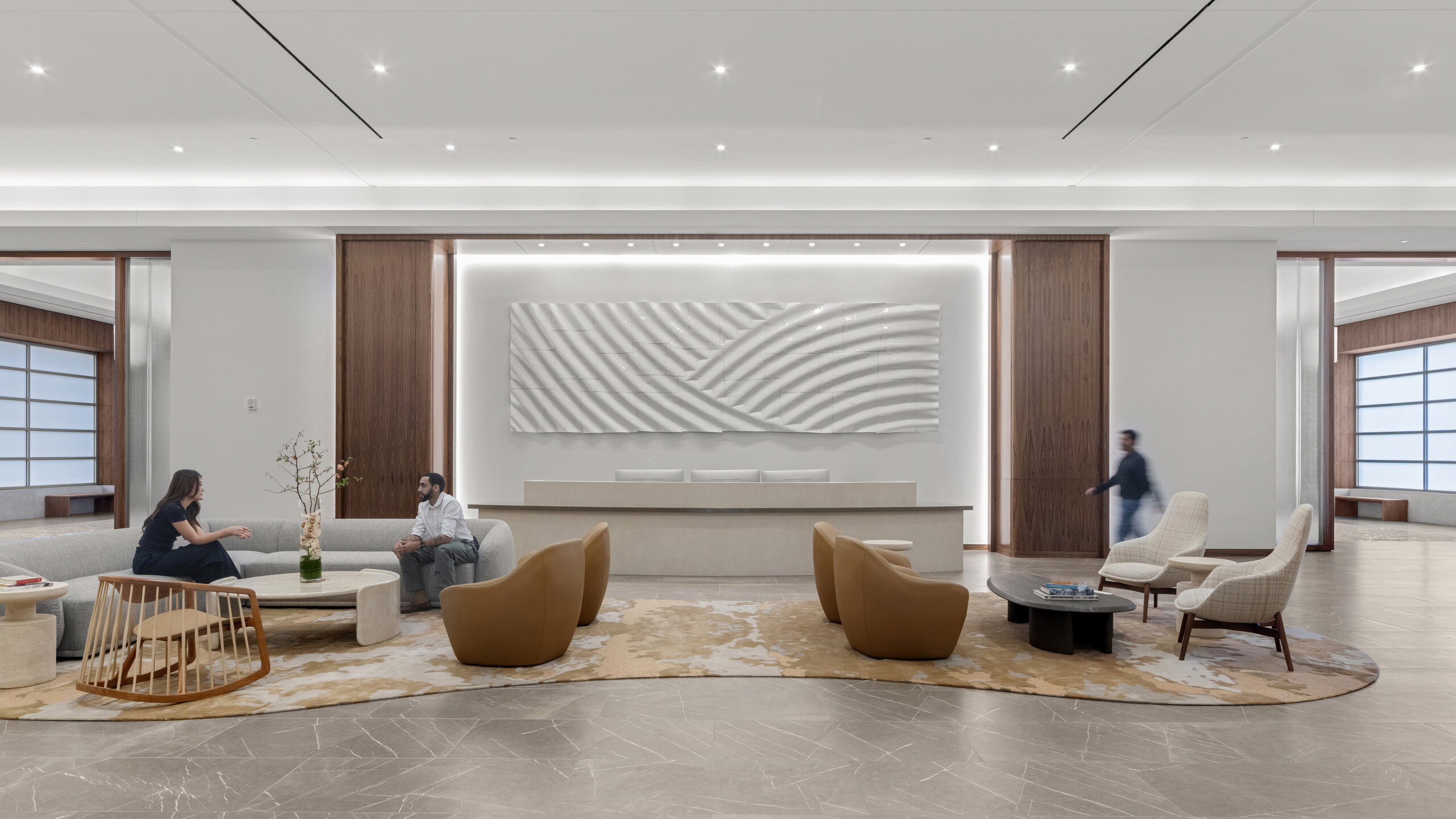 Modern reception lobby at Northpark