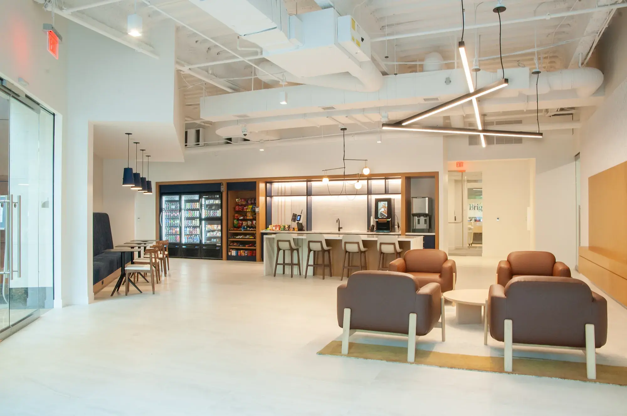 Tenant lounge at Two Addison Circle