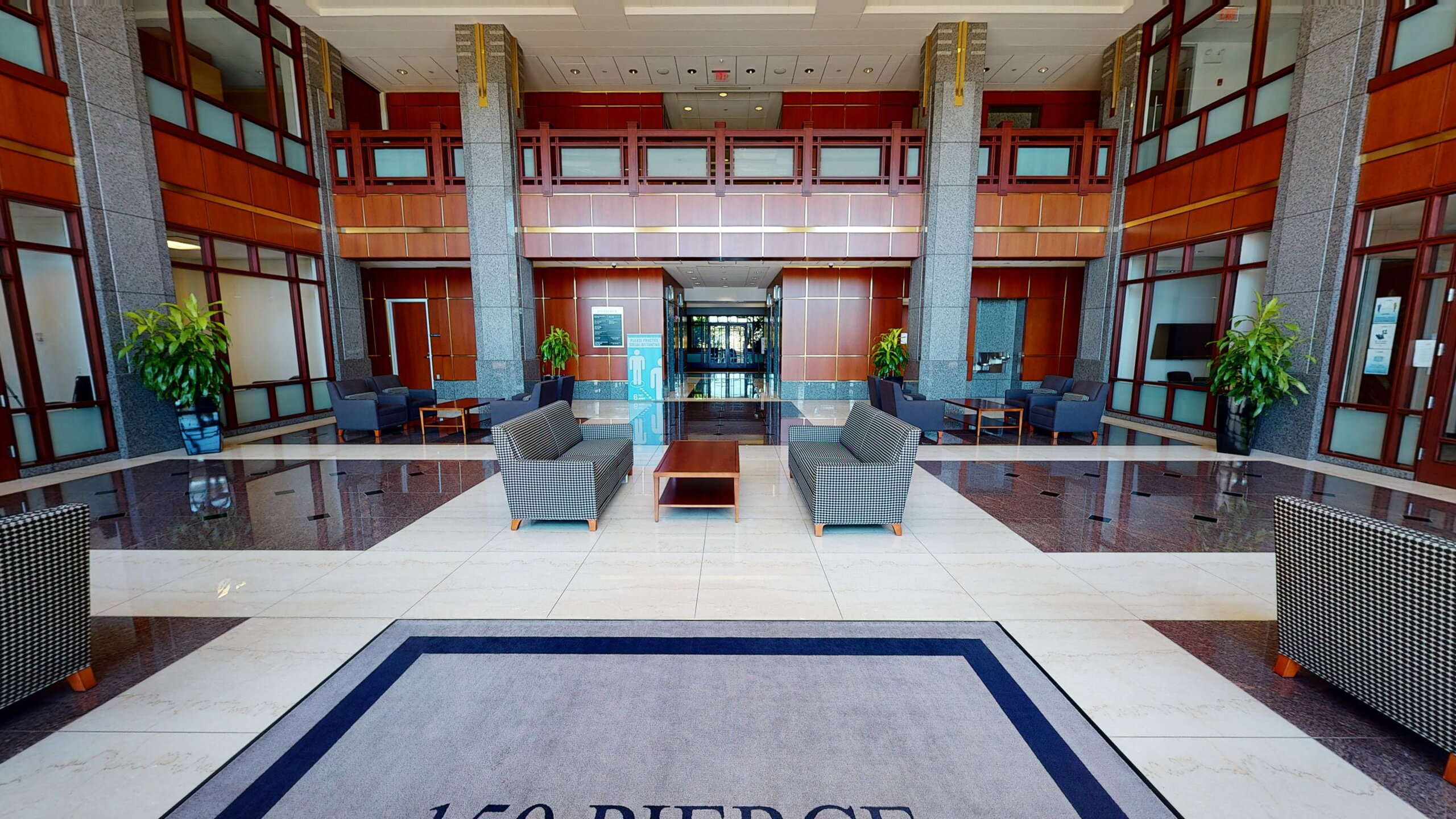 Hamilton Lakes lobby interior