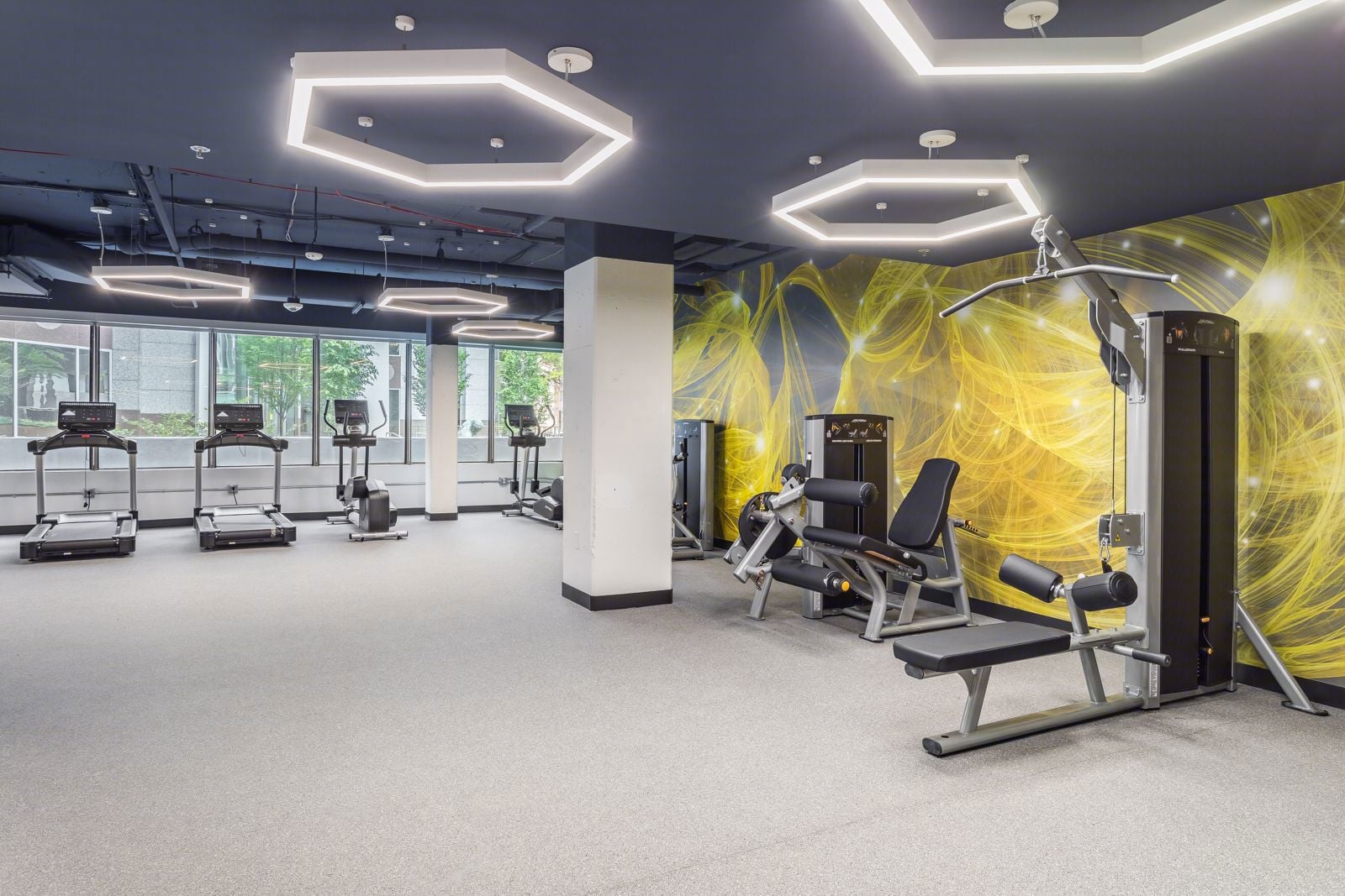 Fitness center at 1500 Wilson