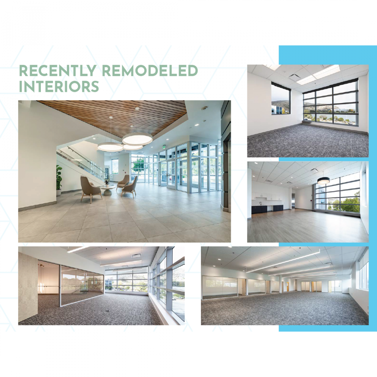 Recently remodeled office space