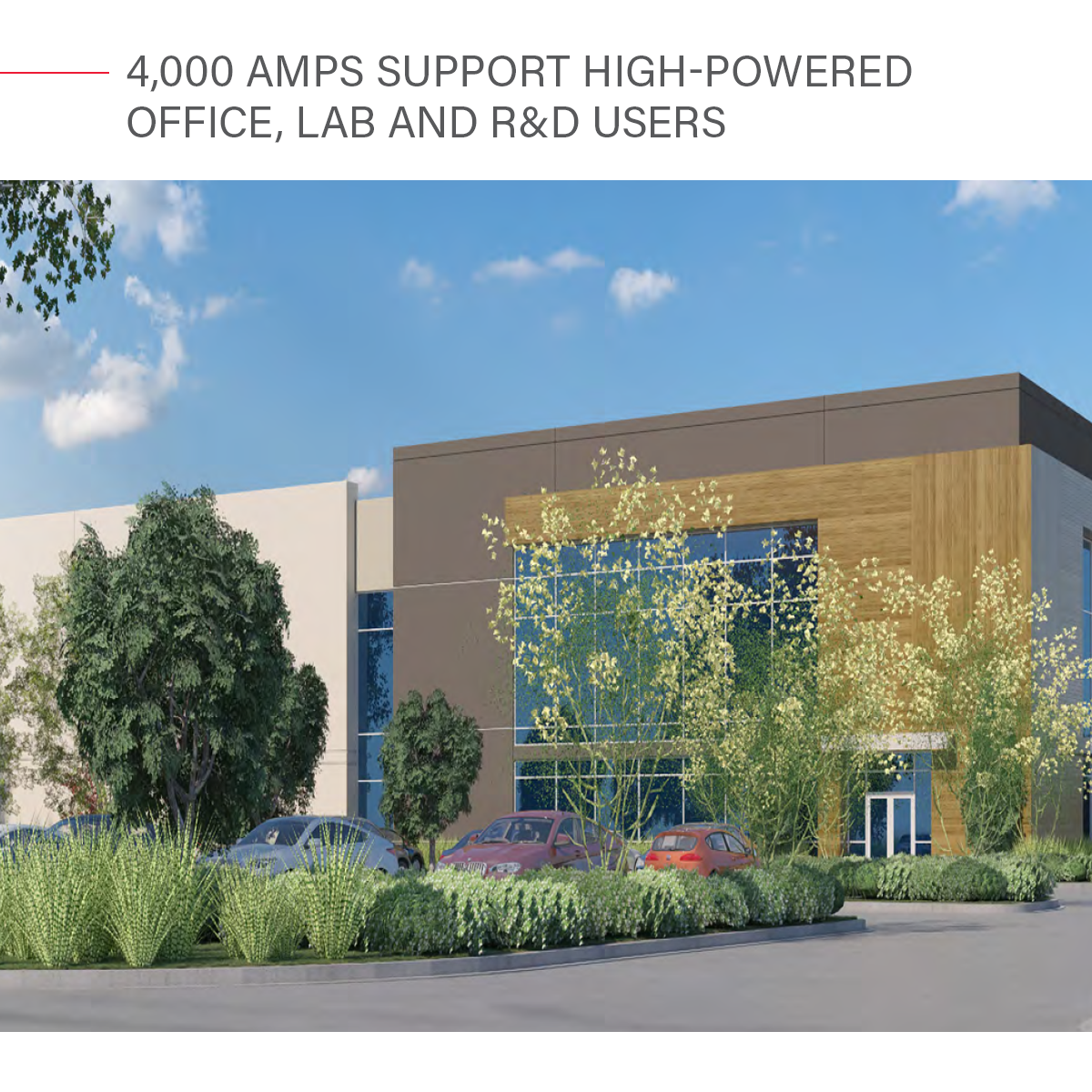 Rendering of the entry at 3000 Bowers Avenue