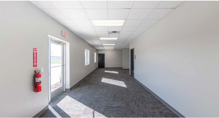 Interior office space at Morgan Lakes