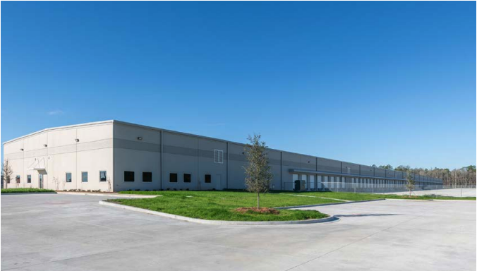 Exterior view of Morgan Lakes commercial industrial building