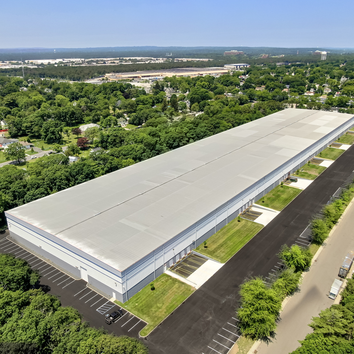 Aerial overview of 145 Candlewood Road